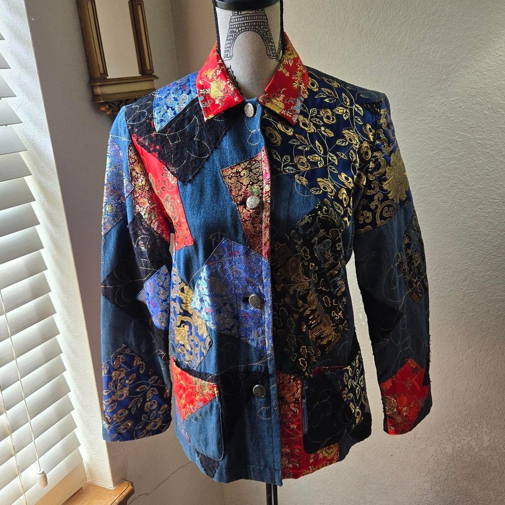 Chicos Patchwork Jacket